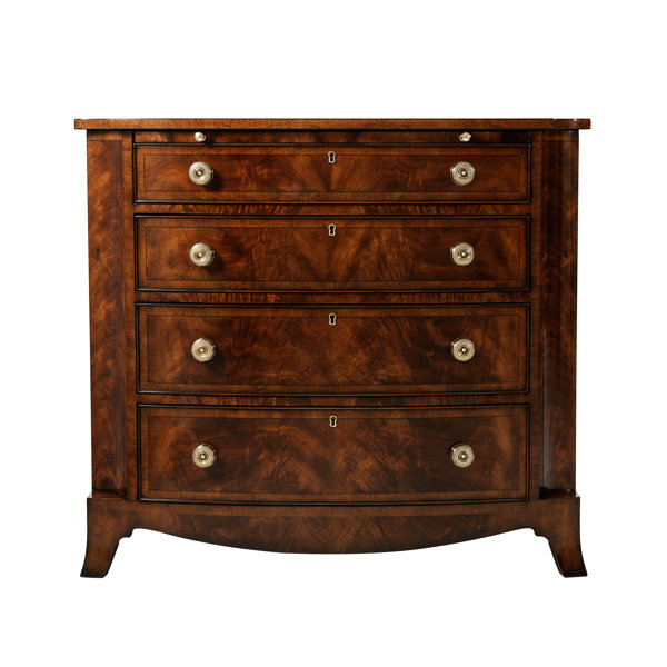 Theodore Alexander English Maker 32.25'' Tall 4 Drawer Accent